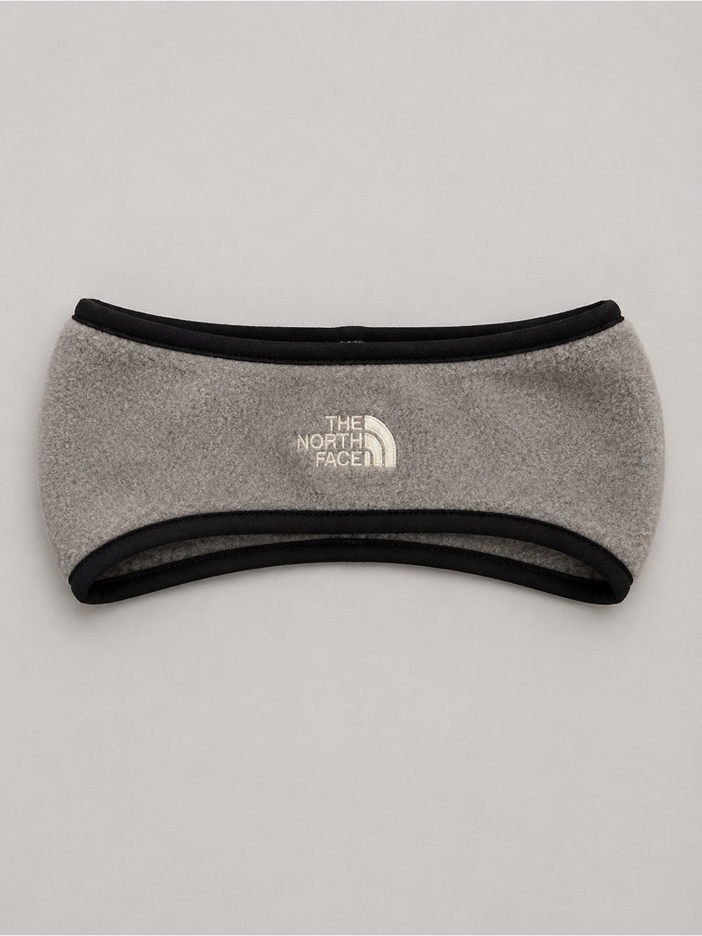 The North Face Polartec Fleece Headband Ear Warmer Gray Hiking Outdoors One Size